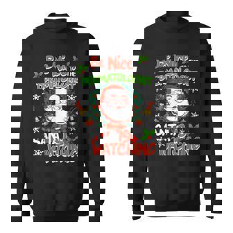 Dermatologist Christmas Santa Claus Holiday Skin Doctor Xmas Sweatshirt - Monsterry