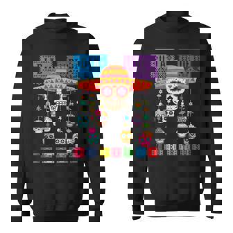 Dia De Los Muertos Day Of The Dead Sugar Skull Halloween Sweatshirt | Mazezy