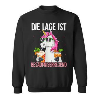 Die Lage Ist Besäufniserregend Sweatshirt - Geschenkecke