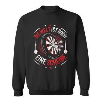 Die Welt Ist Doch Eine Disc Dart Sweatshirt - Geschenkecke