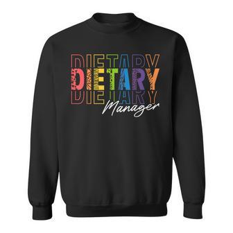 Dietary Manager Appreciation Leopard Sweatshirt - Thegiftio UK