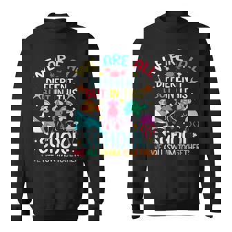 We Are Different But In This School We Swim Together Ocean Sweatshirt | Mazezy