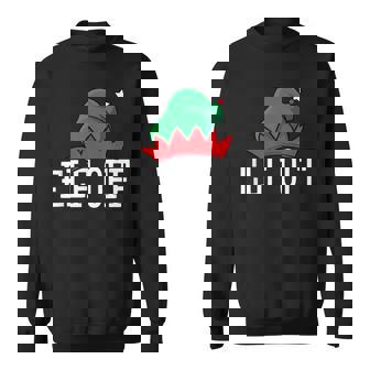 Dirty Santa & Naughty Elves Elf Off Sweatshirt - Monsterry