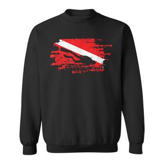 Diver Flag Diving Underwater Sweatshirt - Geschenkecke