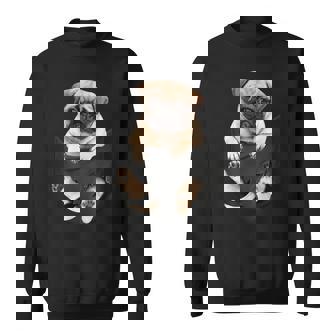 Dog Lovers Pug In Pocket Dog Pug Sweatshirt - Thegiftio UK