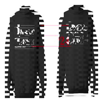 Dogs And Cats 2024 They're Eating The Dogs Sweatshirt - Monsterry