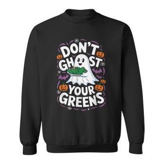 Don’T Ghost Your Greens Dietitian Halloween Sweatshirt - Thegiftio UK