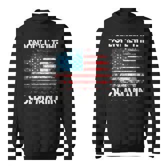 Don't Let The Old Man In Retro American Flag Sweatshirt | Seseable UK