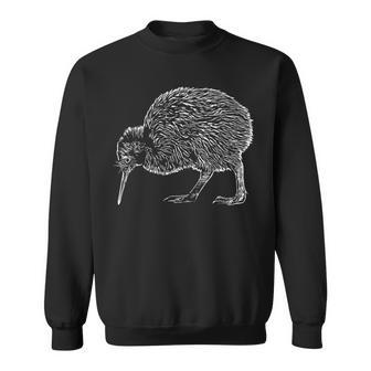 Drawing New Zealand Kiwi Bird Sweatshirt - Geschenkecke