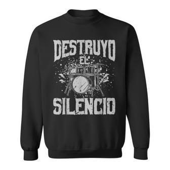 Drummer Destruyo El Silencio Baterista Divertido Batería Camisa de entrenamiento - Regaloses