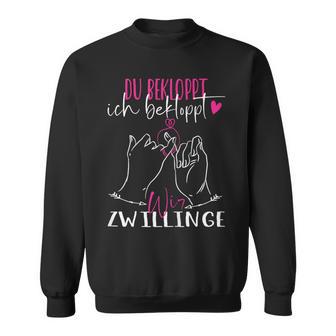 Du Bekloppt Ich Bekloppt Sweatshirt - Geschenkecke