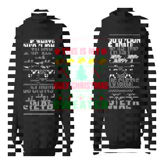 Due To Inflation This Is My Ugly Christmas Sweaters Sweatshirt - Thegiftio