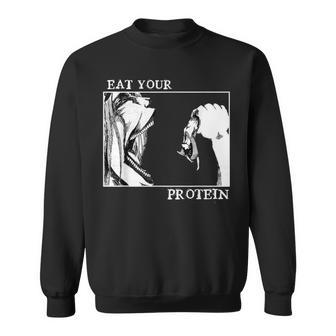 Eat Your Protein Gymer Titan Ver Sweatshirt - Thegiftio UK