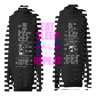 Eat Sleep Yeet Repeat Vintage Jey Uso Yeet Apparel Sweatshirt | Seseable UK