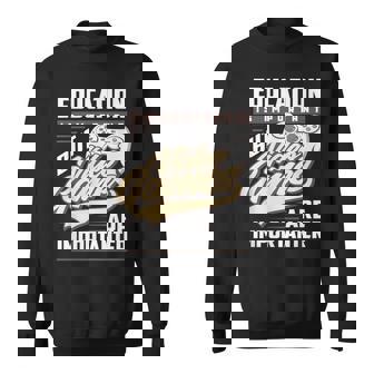 Education Is Important But Video Games Are Importanter Sweatshirt - Thegiftio UK