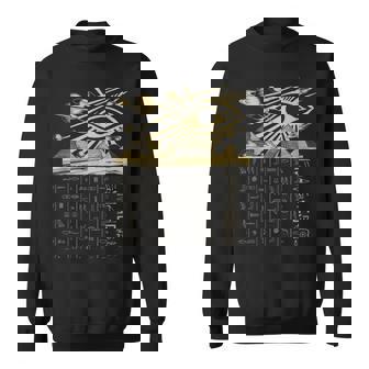 Egyptian Pyramids Cosmic Egypt Space Energy Aesthetic 2 Sweatshirt - Monsterry