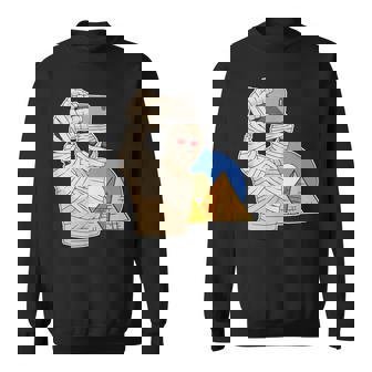 Egyptian Pyramids Mummy Modern Ancient Egypt Sweatshirt - Thegiftio UK