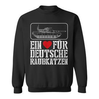 Ein Herz Für Deutsche Rraukwaren Tank Driver Military Sweatshirt - Geschenkecke