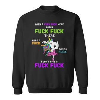 Einhorn Lustiger Witzger Frech Spruch Sprüche Sweatshirt - Geschenkecke