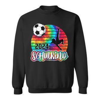 Einschulung Schulkind 2024 School Cone Boy Football Tie Dye Sweatshirt - Geschenkecke