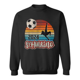 Einschulung Schulkind 2024 School Cone Boy Footballintage Sweatshirt - Geschenkecke