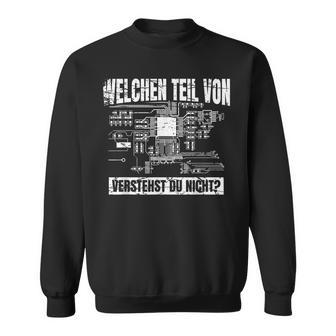 Electronicians Electrics Slogan I Electrical Engineering Motif Sweatshirt - Geschenkecke