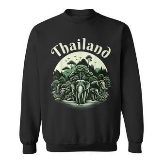 Elefante Tailandia Tailandia Original Banderaacacionesiajes Camisa de entrenamiento - Regaloses