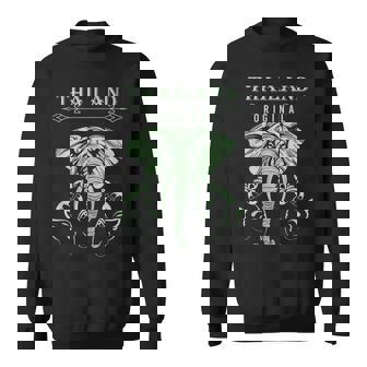 Elephant Thai Bangkok Thailand Sweatshirt - Monsterry