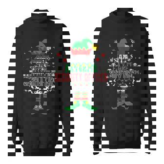 Elf Xmas Santa's Favorite Security Officer Ugly Sweater Sweatshirt - Thegiftio UK
