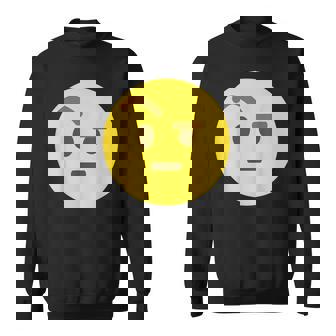 Emoticon Faccia Con Sopracciglio Alzato Espressione Facciale Emote Felpa - Novitaregali