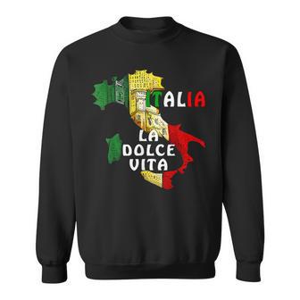 Entdecke Italien Liebe Für Essen Kultur Geschichte Italien Sweatshirt - Geschenkecke