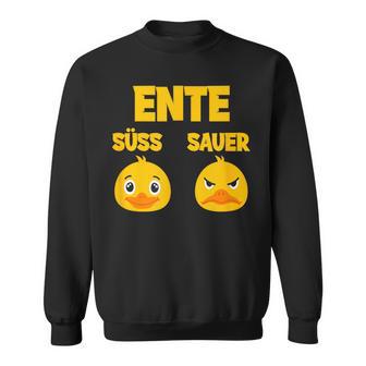 Ente Süß Sauer Lustig Witzig Koch Landwirt Sweatshirt - Geschenkecke