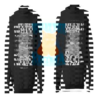 Erm What The Sigma Meme Cat Ironic Brainrot Y2k Sweatshirt - Thegiftio UK