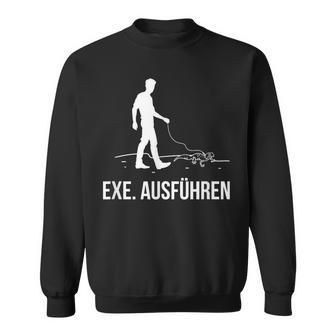 Exe Run Programmer Programming Computer Nerd Sweatshirt - Seseable