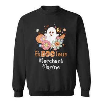 Faboolous Merchant Marine Boo Halloween Sweatshirt - Monsterry
