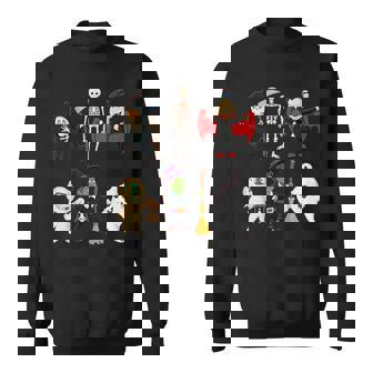 Family Halloween Shirts Vampire Mummy Skeleton Witch Sweatshirt - Monsterry