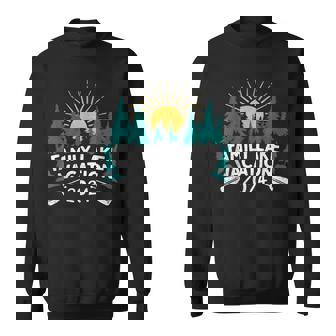 Family Lake Vacation 2024 Trip Family Weekend Camping Crew Sweatshirt - Monsterry