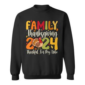 Family Thanksgiving 2024 Crew Dabbing Turkey Group Matching Sweatshirt - Monsterry