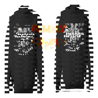 Family Thanksgiving 2024 Matching Outfit Turkey Squad Group Sweatshirt | Mazezy