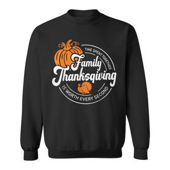 Family Thanksgiving 2024 Thankful For My Tribe Group Autumn Sweatshirt - Thegiftio UK