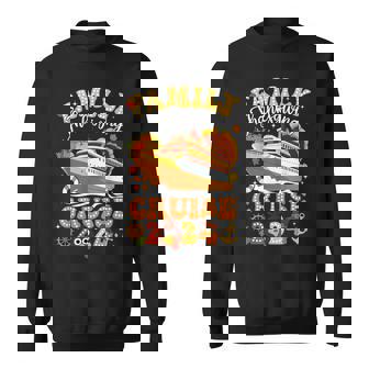 Family Thanksgiving Cruise 2024 Turkey Autumn Leaves Sweatshirt - Seseable