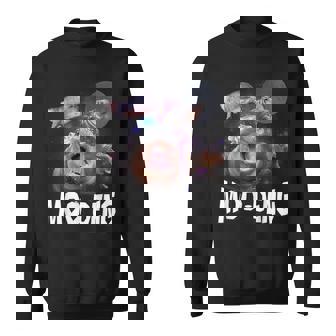 Famous Baby Pygmy Hippo Moo Deng For Animal Lover Sweatshirt | Seseable UK