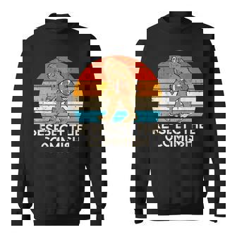 Fantasy Football Bigfoot Respect Commish Commisisoner Men Sweatshirt - Seseable