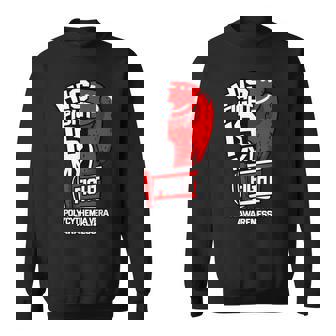 His Fight Is My Fight Polycythemia Vera Awareness Patient Sweatshirt - Monsterry