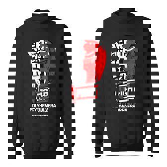 Her Fight Is My Fight Polycythemia Vera Awareness Patient Sweatshirt - Monsterry