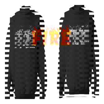 Fire And Ice Last Minute Halloween Matching Couple Costume Sweatshirt | Mazezy