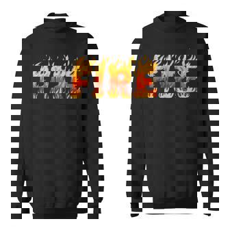 Fire And Ice Last Minute Halloween Matching Couple Costume Sweatshirt - Thegiftio UK