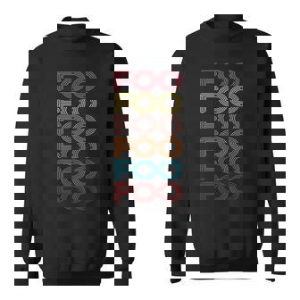 Foo Personalized Name Retro Foo 70'S Vintage Sweatshirt | Seseable CA