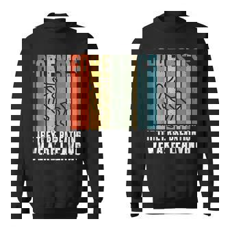 Forensic If They'Re Breathing We'Re Leaving Scientist Retro Sweatshirt - Monsterry