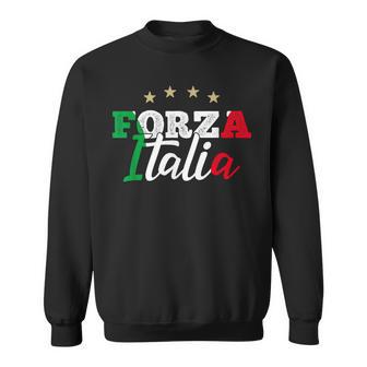 Forza Italia For Italian Football Fans Sweatshirt - Seseable